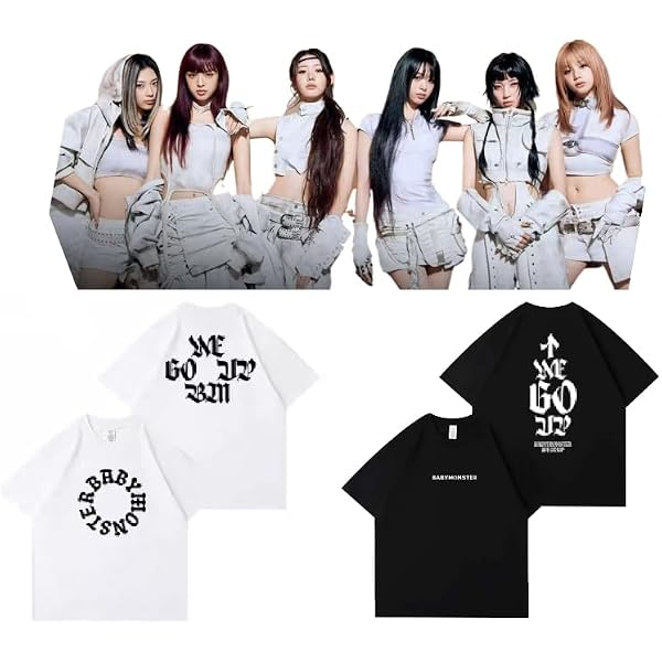 Amazon.co.jp: babymonster 日本 ペンミ ベビモン ベースボール シャツ